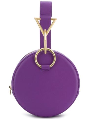 Tara Zadeh Round Clutch - Purple