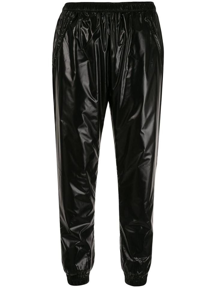 Marios Shiny Jogging Pants - Black