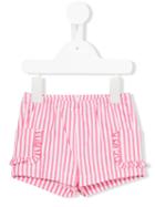 Il Gufo - Striped Shorts - Kids - Cotton/spandex/elastane - 24 Mth, Pink/purple