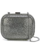 Stella Mccartney 'falabella' Encrusted Clutch Bag, Women's, Grey