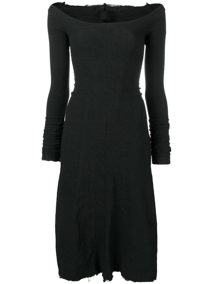 Marc Le Bihan Boat Neck Dress - Black