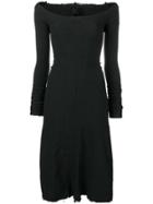 Marc Le Bihan Boat Neck Dress - Black