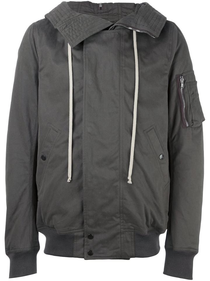 Rick Owens Drkshdw Zip Up Hooded Jacket