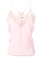 Zadig & Voltaire Lace Trim Camisole - Pink
