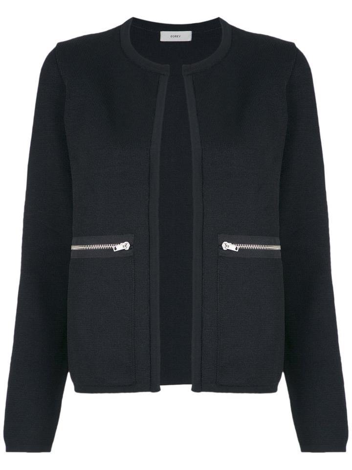 Egrey - Knitted Coat - Women - Polyamide/spandex/elastane/viscose - P, Black, Polyamide/spandex/elastane/viscose