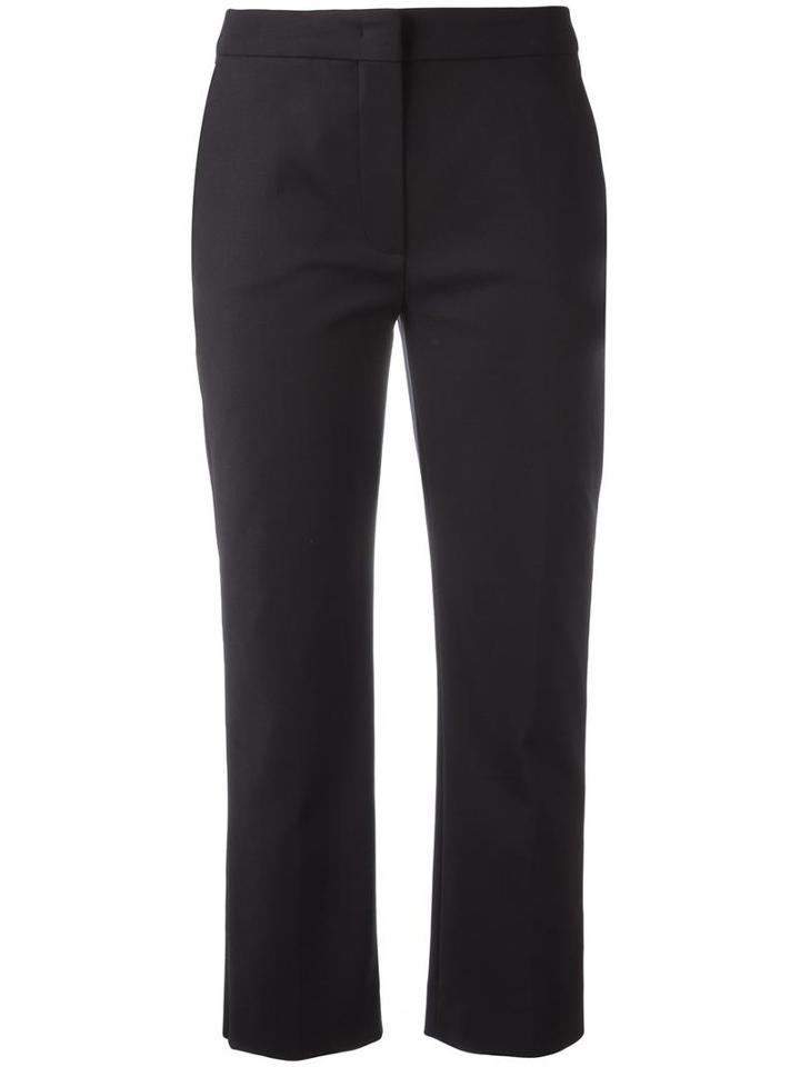 Sportmax Cigarette Pants, Women's, Size: 42, Black, Cotton/polyamide/spandex/elastane