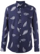 Ps By Paul Smith Feather Print Shirt