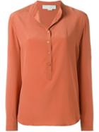 Stella Mccartney 'eva' Crepe Shirt, Women's, Size: 40, Yellow/orange, Silk