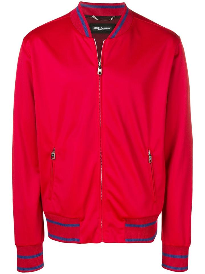 Dolce & Gabbana Bomber Jacket - Red