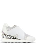 Le Silla Wedge Slip-on Trainers - White
