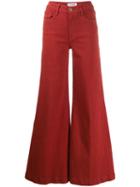 Frame Flared High-rise Jeans - Orange