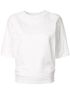 Tibi Back Cutout Raglan T-shirt - White