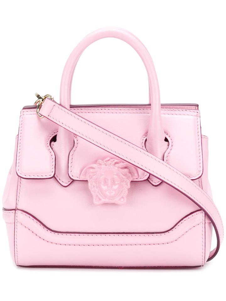 Versace Small Palazzo Empire Tote Bag - Pink & Purple
