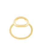 Eshvi Circle Ring - Metallic