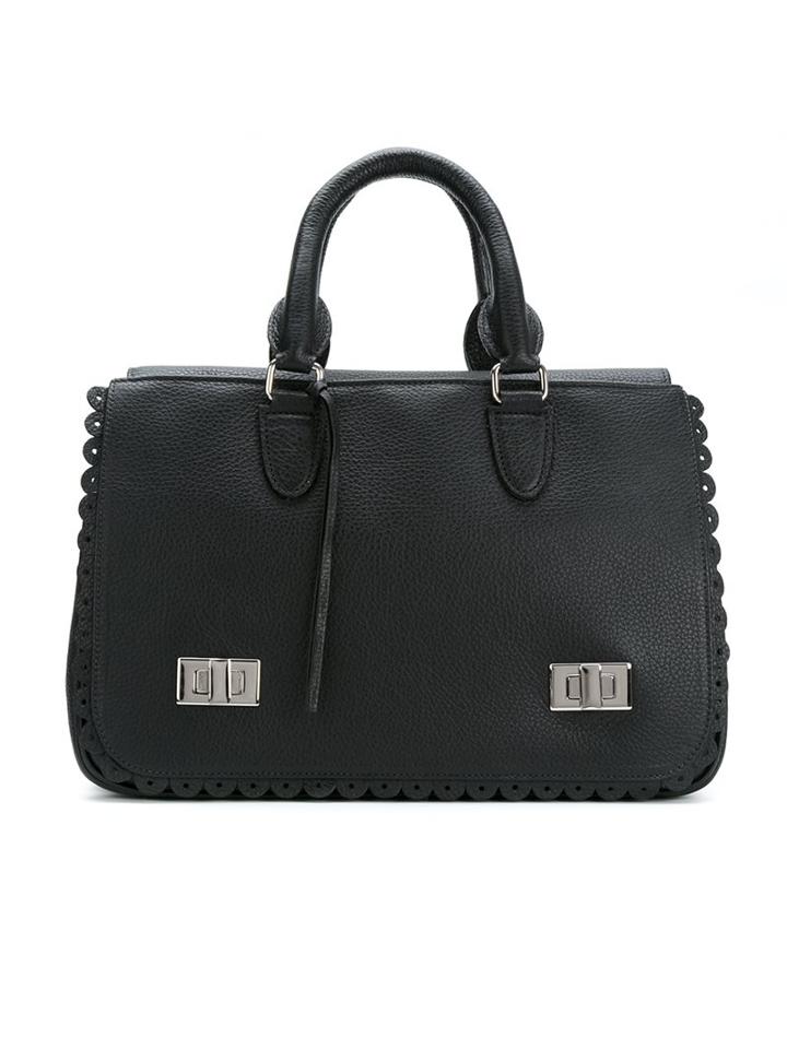 Sarah Chofakian Leather Bag, Women's, Black