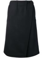 Frenken Underside Wrap Skirt - Blue