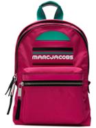 Marc Jacobs Logo Plaque Backpack - Pink & Purple