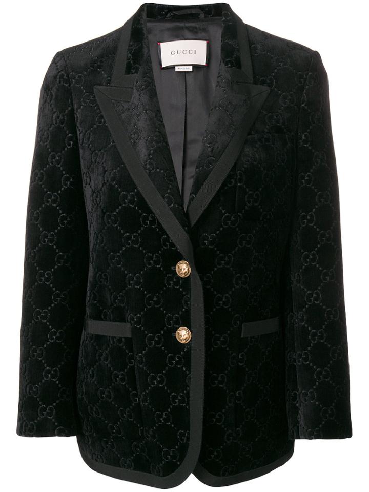 Gucci Gg Supreme Dinner Jacket - Black