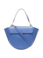 Wandler Blue Hortensia Medium Leather Shoulder Bag