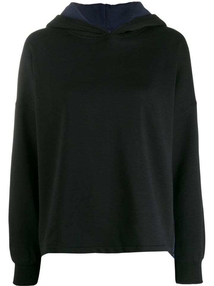 Closed Colour-block Hoodie - Black