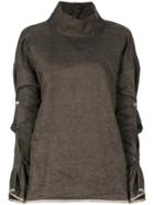 Cherevichkiotvichki Button Up Sleeves Top - Green