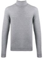 Falke Turtleneck Plain Jumper - Grey