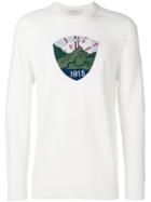 Pringle Of Scotland Icon Patch Sweater - White