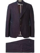 Al Duca D'aosta 1902 Two Piece Suit, Men's, Size: 54, Pink/purple, Cotton