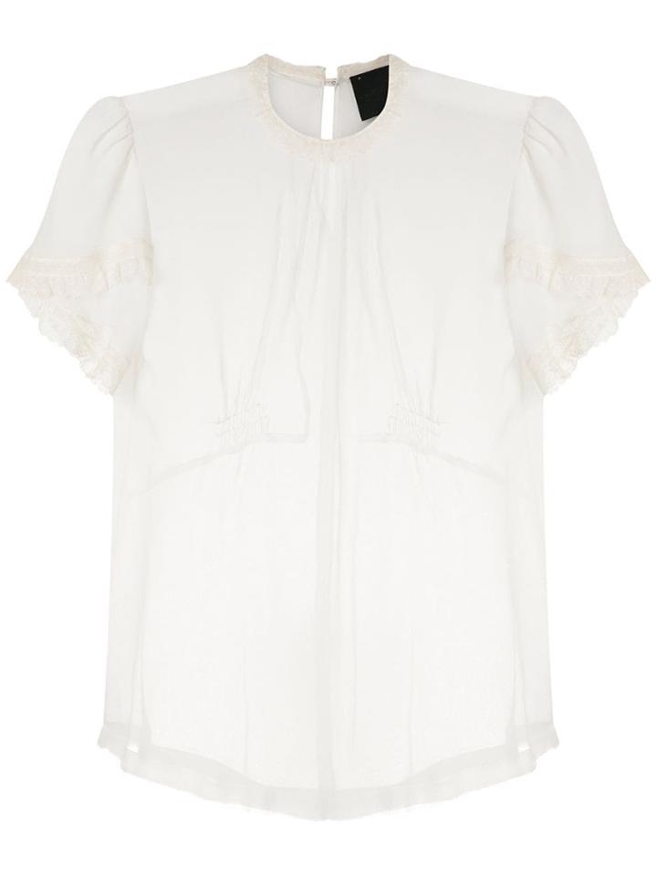 Andrea Bogosian Silk Blouse - White