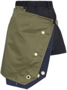 Sacai Wrap Detail Skort - Blue
