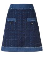 Kate Spade A-line Denim Skirt - Blue