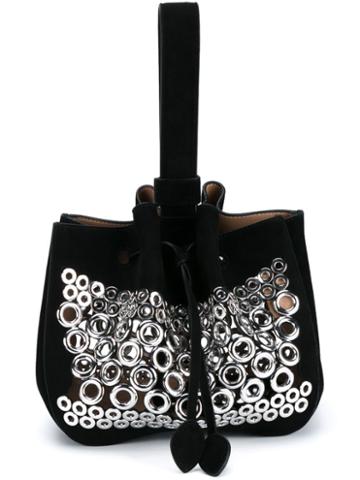 Azzedine Alaia Eyelet Embellished Clutch