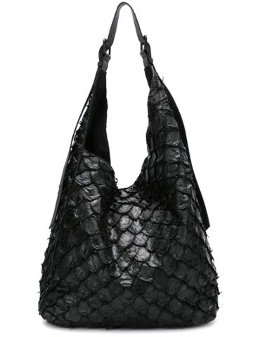 Osklen Textured Tote Bag - Black