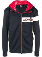 Moncler Grenoble Zipped Logo Hoodie - Black