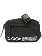 Ports V Slogan Belt Bag - Black