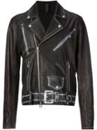 Mihara Yasuhiro Printed Biker Jacket