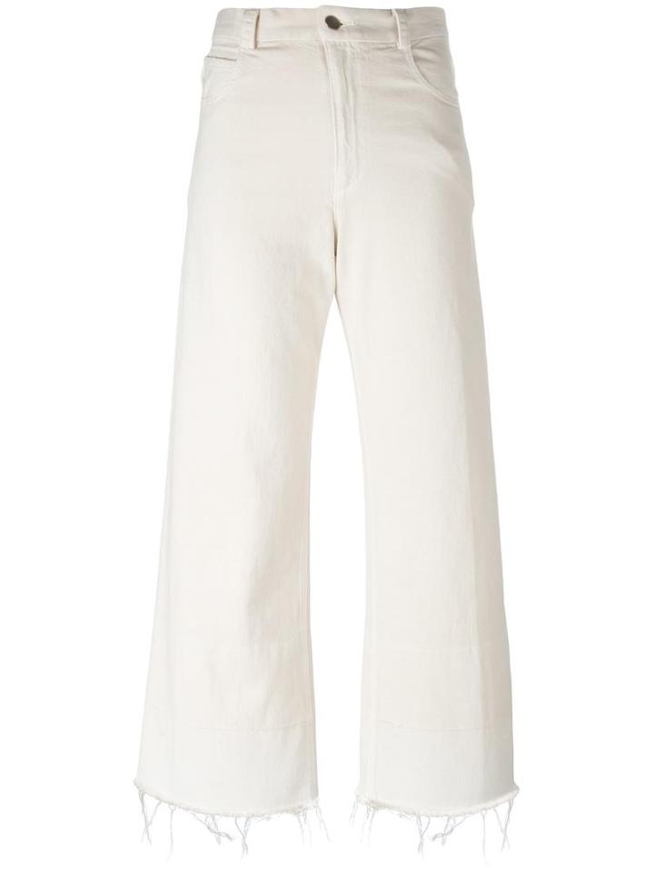 Rachel Comey Legion Cropped Jeans, Women's, Size: 4, Nude/neutrals, Cotton/spandex/elastane