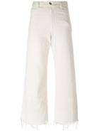 Rachel Comey Legion Cropped Jeans, Women's, Size: 4, Nude/neutrals, Cotton/spandex/elastane