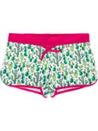 Mc2 Saint Barth Kids Cactus Print Swim Shorts - Multicolour