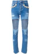Forte Couture Ripped Embellished Jeans - Unavailable