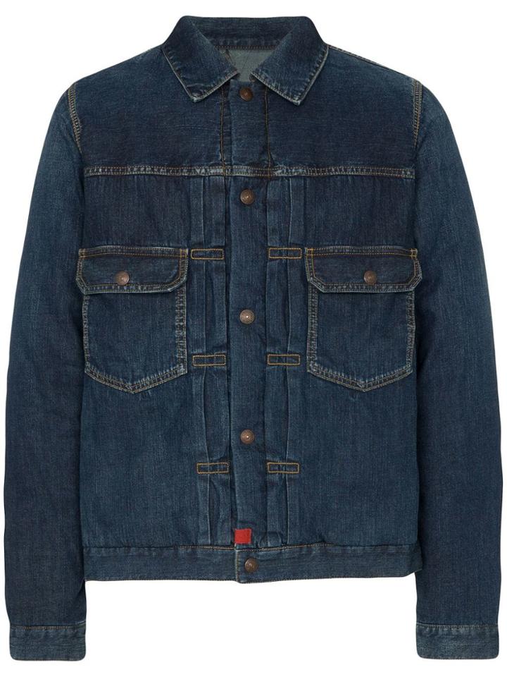 Visvim 101 Padded Denim Jacket - Blue