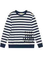 Gucci Cotton Sweatshirt With Patch - Blue