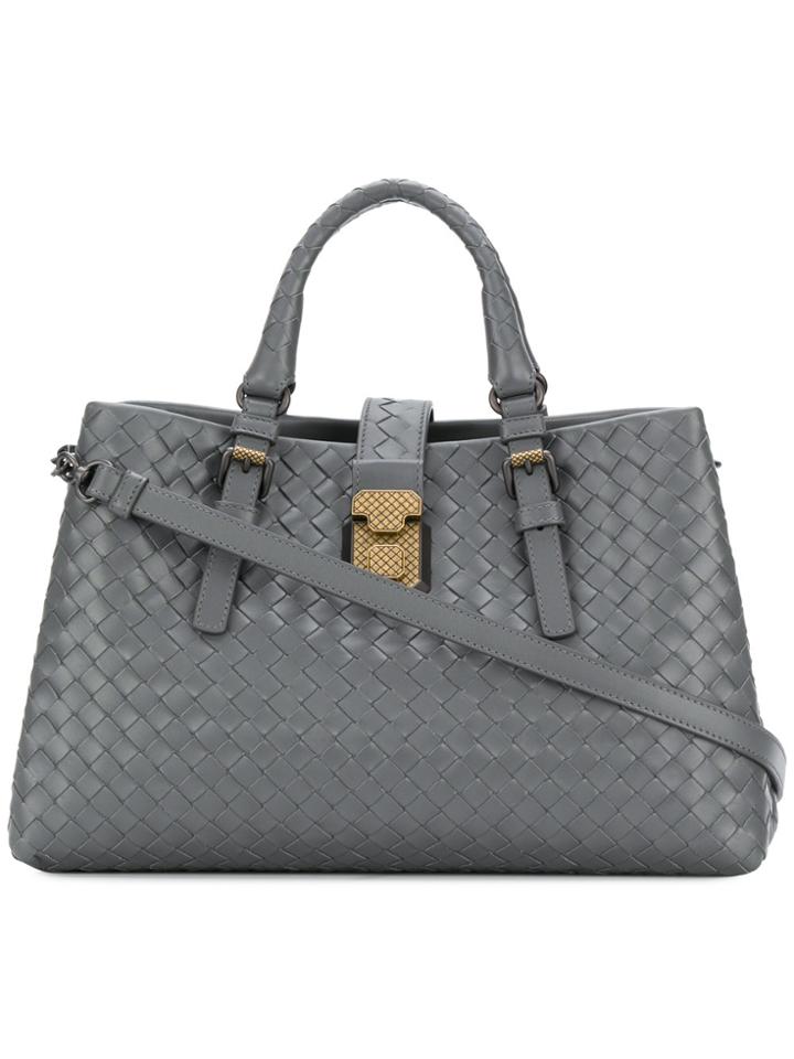 Bottega Veneta Medium Roma Bag - Grey