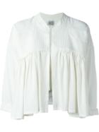 Forte Forte Flared Jacket, Women's, Size: 2, White, Viscose/cotton