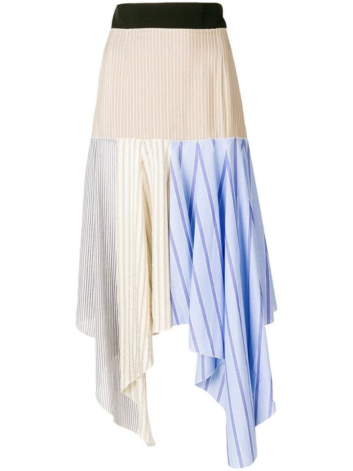 Jw Anderson Hanky Hem Skirt - Neutrals