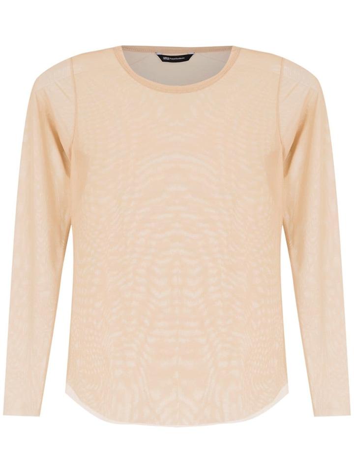 Uma Raquel Davidowicz Mala Tulle Top - Neutrals