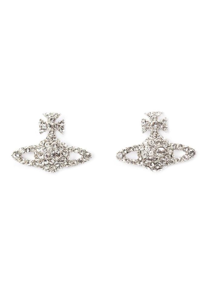 Vivienne Westwood Man 'grace As Relief' Stud Earrings