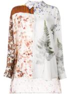 Anntian Floral Print Shirt - Grey