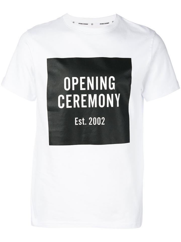 Opening Ceremony - Printed T-shirt - Unisex - Cotton - M, White, Cotton