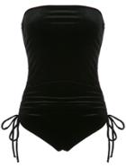 Adriana Degreas Velvet Swimsuit - Black